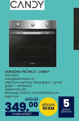 UGRADNA PEĆNICA CANDY
