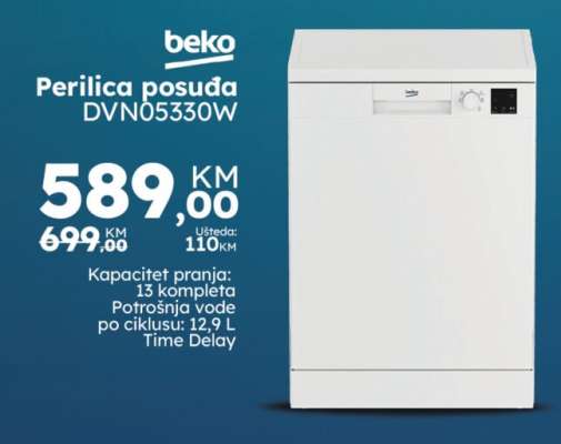 Perilica posuđa DVN05330W