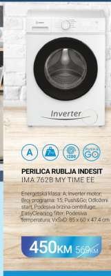 PERILICA RUBLJA INDESIT IMA 762B MY TIME EE