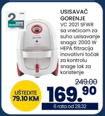 USISAVAČ GORENJE