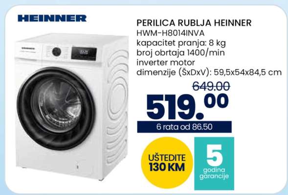PERILICA RUBLJA HEINNER