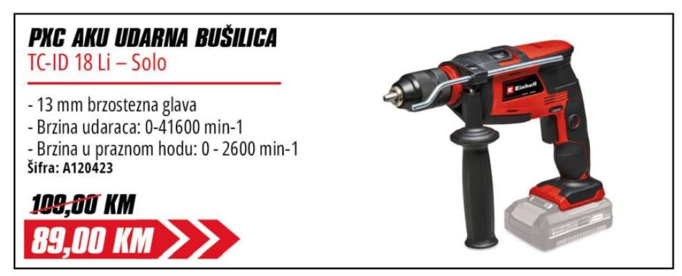 PXC AKU UDARNA BUŠILICA