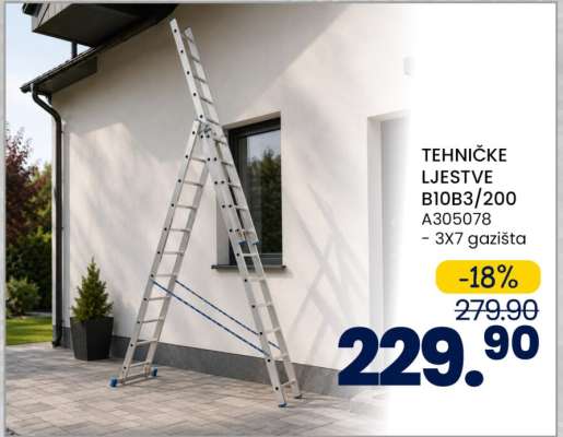 TEHNIČKE LJESTVE B10B3/200