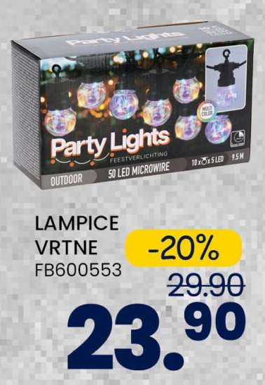 LAMPICE VRTNE