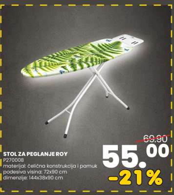 STOL ZA PEGLANJE ROY