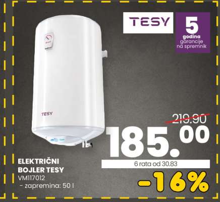 ELEKTRIČNI BOJLER TESY