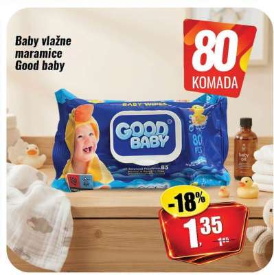 Baby vlažne maramice Good baby