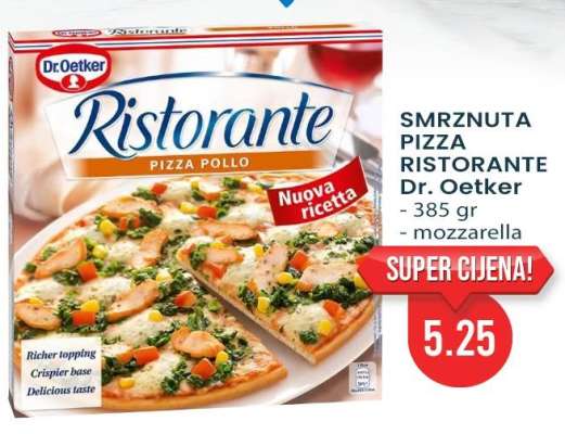 SMRZNUTA PIZZA RISTORANTE Dr. Oetker