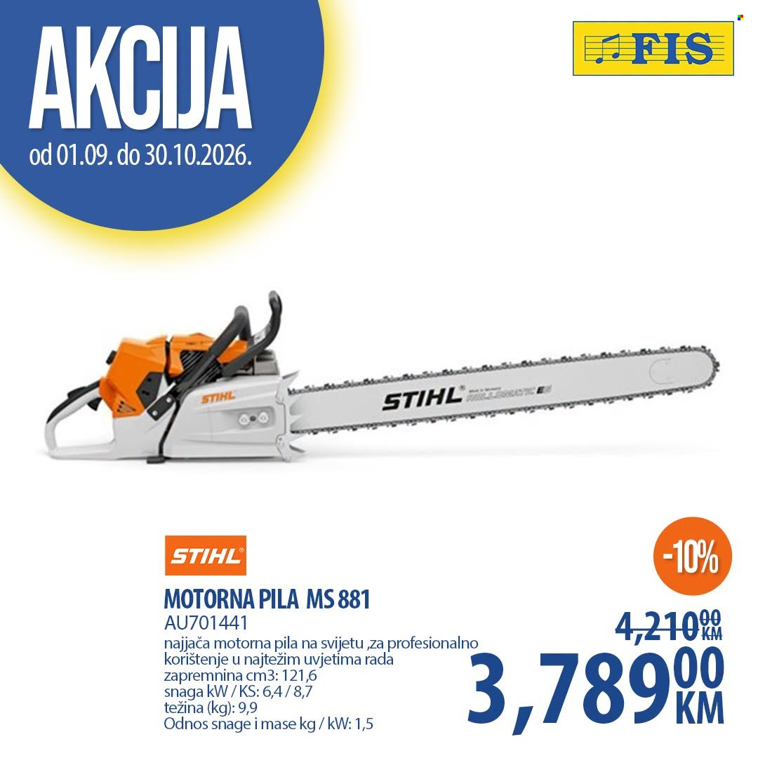FIS katalog - 01.09.2026. - 30.10.2026.. Stranica 8