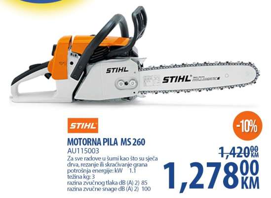MOTORNA PILA MS 260