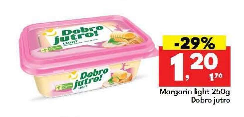 Margarin light 250g Dobro jutro
