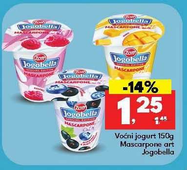 Voćni jogurt 150g Mascarpone art Jogobella