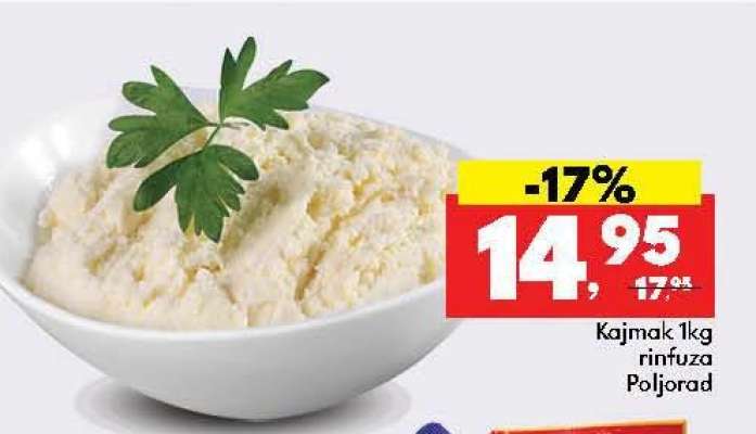 Kajmak 1kg rinfuza Poljorad