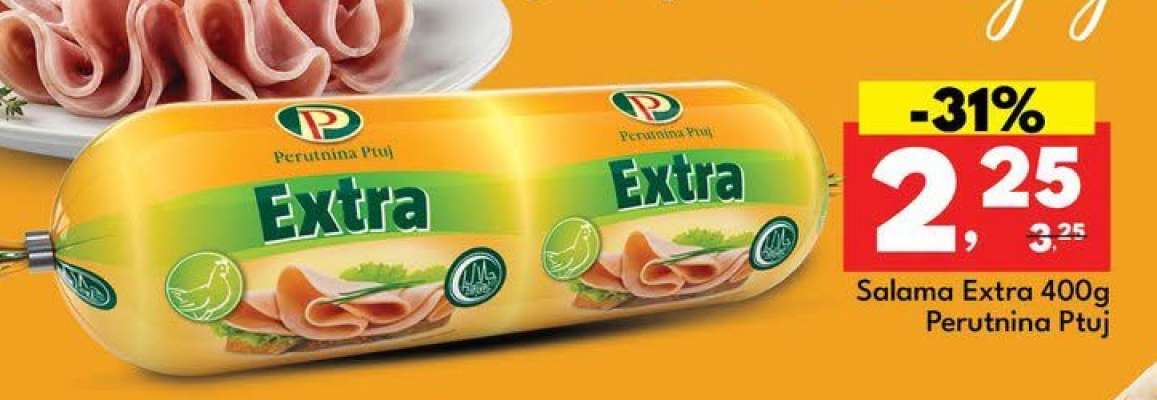 Salama extra 400g Perutnina Ptuj