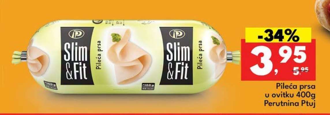 Pileća prsa u ovitku 400g Perutnina Ptuj