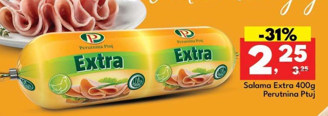 Salama extra 400g Perutnina Ptuj