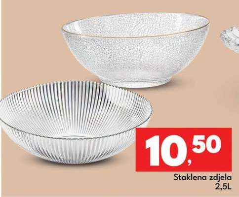Staklena zdjela