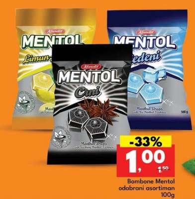 Bombone mentol