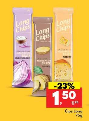 Čips Long 75g