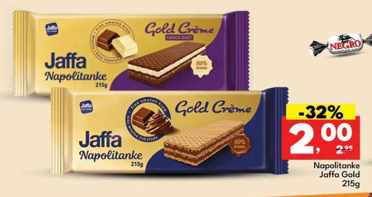 Napolitanke Jaffa Gold 215g