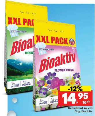 Deterdžent za veš 6kg, Bioaktiv