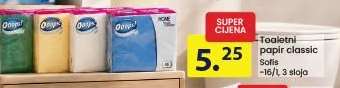 Toaletni papir classic Softis