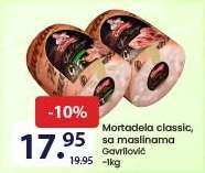Mortadela classic, sa maslinama