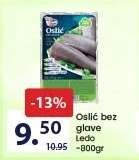 Oslić bez glave Ledo