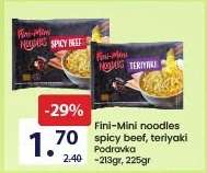 Fini-Mini noodles spicy beef, teriyaki