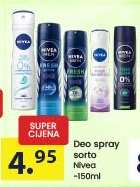 Deo spray sorto Nivea
