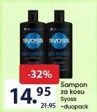Šampon za kosu Syoss -duopack