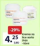 Krema za lice sorto Ziaja