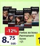 Farba za kosu Permanent Syoss