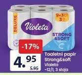 Toaletni papir Strong&Soft Violeta