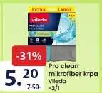 Pro clean mikrofiber krpa Vileda