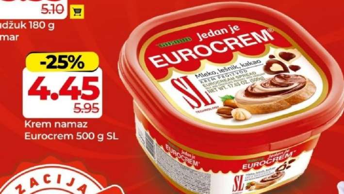 Krem namaz Eurocrem 500 g SL