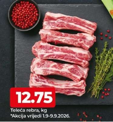Teleća rebra, kg