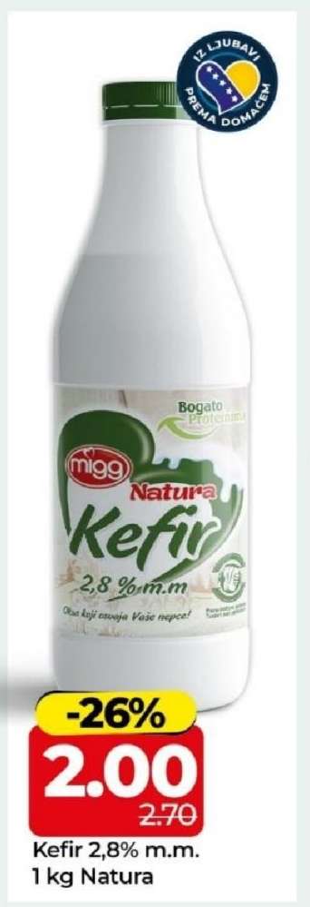 Kefir 2,8% m.m.