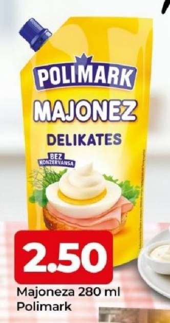 Majoneza 280 ml Polimark