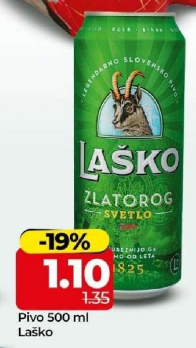 Pivo 500 ml Laško