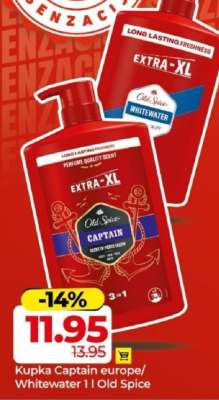 Kupka Captain europe/Whitewater 1 l Old Spice