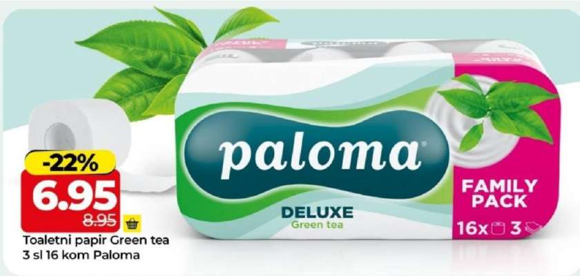 TOALETNI PAPIR GREEN TEA