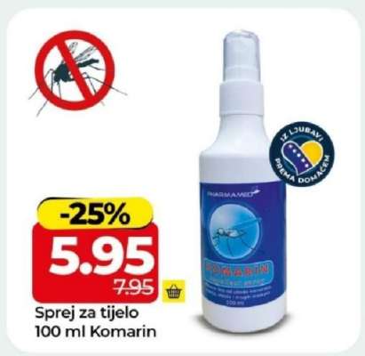 Sprej za tijelo 100 ml Komarin