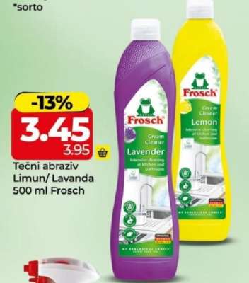 Frosch Tečni abraziv Limun/Lavanda