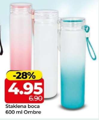 Staklena boca 600 ml Ombre