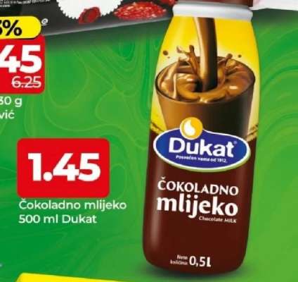 Čokoladno mlijeko 500 ml, Dukat