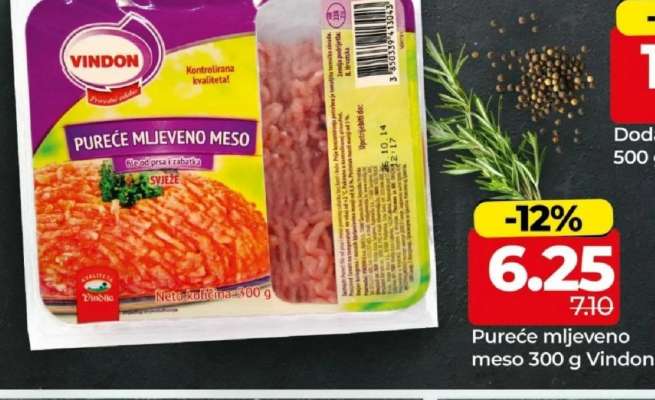 Purće mljeveno meso 300 g Vindon