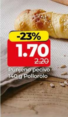 Punjeno pecivo 140 g, Pollorolo