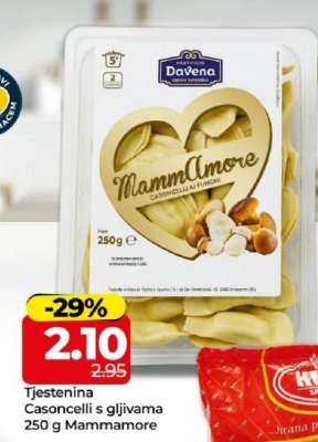 Tjestenina Casoncelli s gljivama