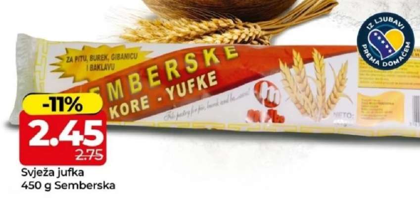 Svježa jufka